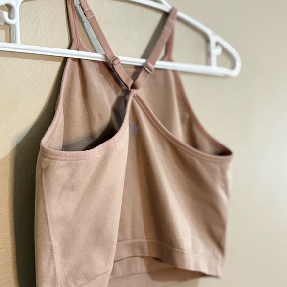 4/$10🎄Forever 21 Nude Halter Style Adjustable Straps Contour Sport Bra - Picture 10 of 11